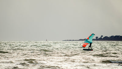 Wing foiling, also known as wing surfing or winging