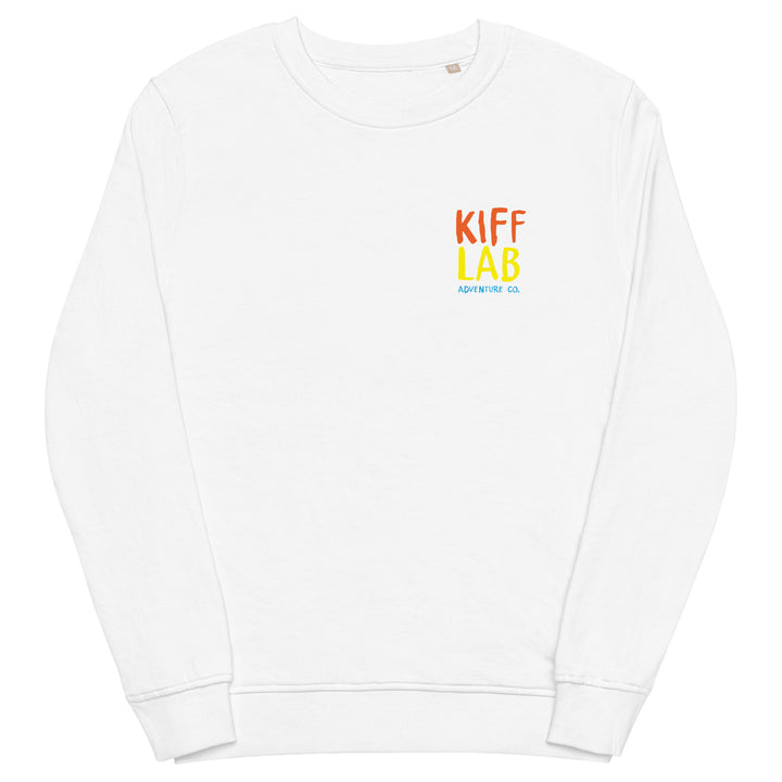 White outdoor sweatshirt