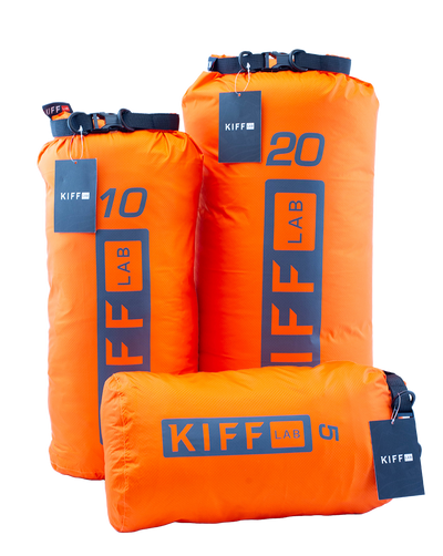 K-Cliffs Kayak Waterproof Bag Premium Dry Sack Roll Top Floating Bag for  Canoeing Fishing Rafting , Camping Snowboarding, Beach 20L Blue