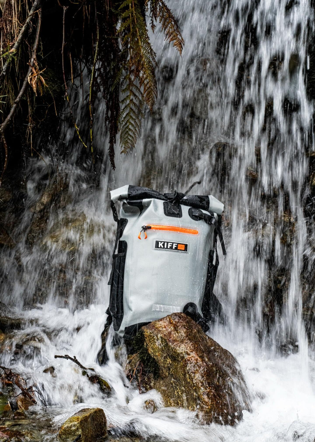 Dry bag waterfall