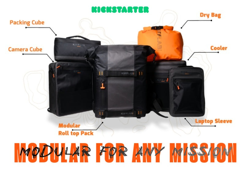 Kickstarter KiffLab rove modular dry bags